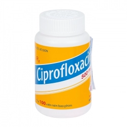 Ciprofloxacin 500mg Domesco, 100 viên