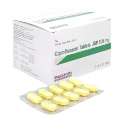 Ciprofloxacin 500mg Macleods 10 vỉ x 10 viên