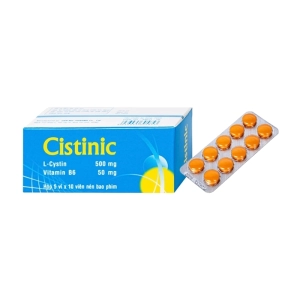 Cistinic NIC Pharma 5 vỉ x 10 viên (L-Cystine + Vitamin B6)