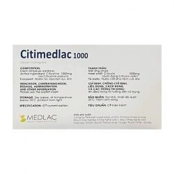 Citimedlac 1000mg Medlac 10 ống x 4ml - Trị rối loạn trí nhớ