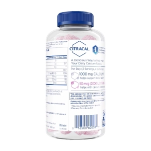 Citracal Gummies + D3 60 viên - Kẹo dẻo bổ sung canxi