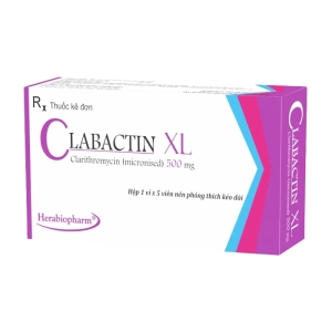 Clabactin XL 500mg Herabiopharm 1 vỉ x 5 viên (Clarithromycin)