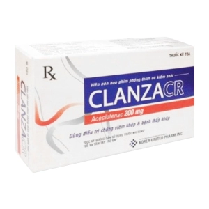 Clanzacr 200mg Korea United Pharm 3 vỉ x 10 viên Clanzacr 200mg Korea United Pharm 3 vỉ x 10 viên