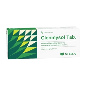 Clenmysol Tab. Stellapharm 3 vỉ x 10 viên (Ambroxol + Clenbuterol)