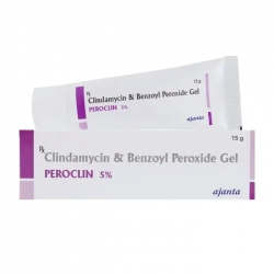 Clindamycin and Benzoyl Peroxide Gel Peroclin 5% 15g - Gel trị mụn