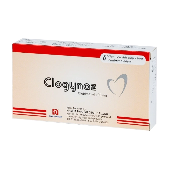 Clogynaz 100mg Nam Hà 1 vỉ x 6 viên