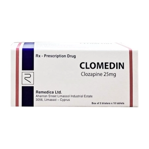 Clomedin 25mg Remedica 5 vỉ x 10 viên Clomedin 25mg Remedica 5 vỉ x 10 viên