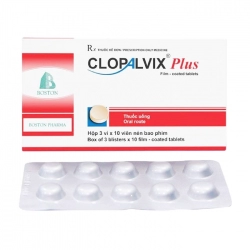 Clopalvix Plus Boston Pharma 3 vỉ x 10 viên Clopalvix Plus Boston Pharma 3 vỉ x 10 viên