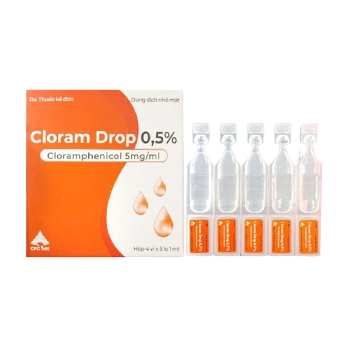 Cloram Drop 0.5 CPC1 Hà Nội 20 ống x 1ml Cloram Drop 0.5 CPC1 Hà Nội 20 ống x 1ml