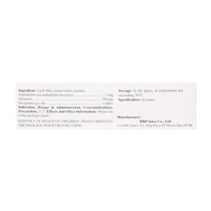 Clotannex 5/160mg DRP Inter 3 vỉ x 10 viên (Amlodipine + Valsartan)