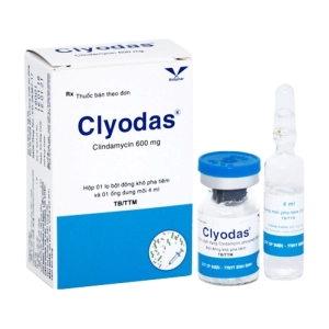 Clyodas 600mg Bidiphar 1 lọ + 1 ống (Clindamycin)