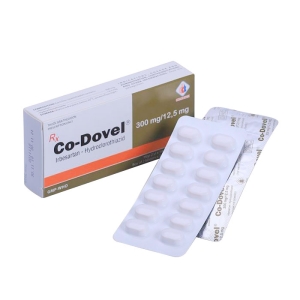 Co-dovel 300mg/12.5mg Domesco 2 vỉ x 14 viên