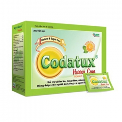 Viên ngậm giảm ho hương cam hà Codatux, Hộp 200 viên Viên ngậm giảm ho hương cam hà Codatux, Hộp 200 viên