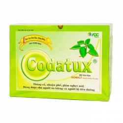Viên ngậm giảm ho hương bạc hà Codatux, Hộp 200 viên Viên ngậm giảm ho hương bạc hà Codatux, Hộp 200 viên