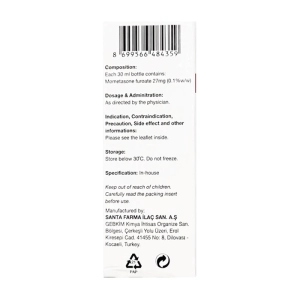 Codermo 0.1% Santa Farma chai 30ml (Mometasone furoate)