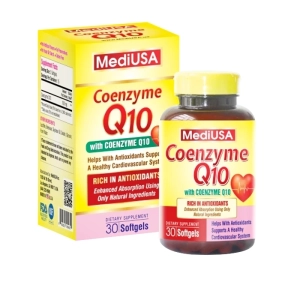 Coenzyme Q10 MediUSA 30 viên - Hỗ trợ hệ tim mạch khỏe mạnh