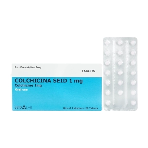 Colchicina Seid 1mg Seid Lab 2 vỉ x 20 viên Colchicina Seid 1mg Seid Lab 2 vỉ x 20 viên