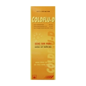 Coldflu-D Pymepharco 25 vỉ x 4 viên - Thuốc cảm cúm Coldflu-D Pymepharco 25 vỉ x 4 viên - Thuốc cảm cúm