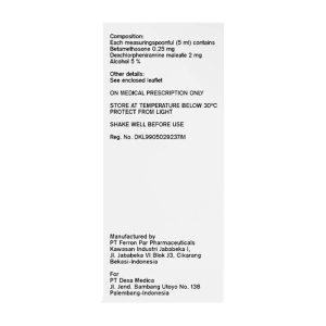 Colergis Dexa Medica 60ml (Betamethasone + Dexchlorpheniramine)