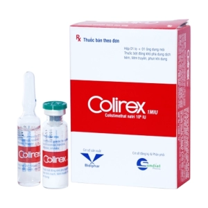 Colirex 1 MIU Bidiphar 1 lọ + 1 ống (Colistimethat)