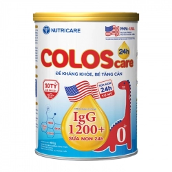 Coloscare 24h 0+ Nutricare 400g - Tăng đề kháng, tăng cân Coloscare 24h 0+ Nutricare 400g - Tăng đề kháng, tăng cân