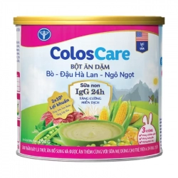 ColosCare Nutricare 200g - Bột ăn dặm, bò, đậu hà lan, ngô ngọt
