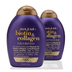Combo dầu gội xả Ogx Biotin & Collagen