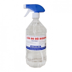 Cồn 90 độ Bidopha, Chai 1000ml có vòi xịt
