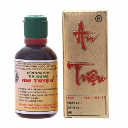 Cồn xoa bóp An Triệu | Chai 60 ml