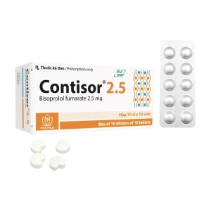 Contisor 2.5 Fremed 10 vỉ x 10 viên (Bisoprolol fumarate)