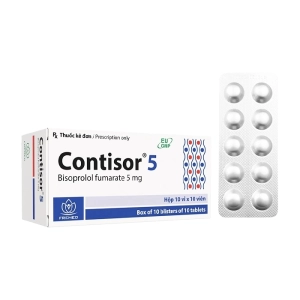 Contisor 5 Fremed 10 vỉ x 10 viên (Bisoprolol fumarate)