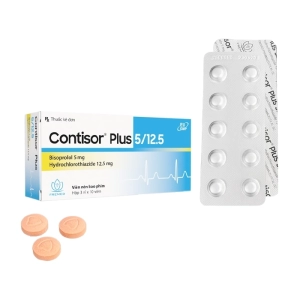 Contisor Plus 5/12.5 Fremed 3 vỉ x 10 viên (Bisoprolol + Hydrochlorothiazide)