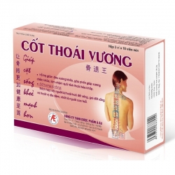 Cốt Thoái Vương Hộp 3 vỉ x 10 viên - Hỗ trợ tăng cường sức khỏe xương khớp