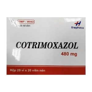 Cotrimoxazol 480mg Thephaco 20 vỉ x 20 viên (Sulfamethoxazol + Trimethoprim)