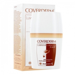 Kem trắng da giảm nám ngày và đêm Coverderm Luminous Duo-Pack