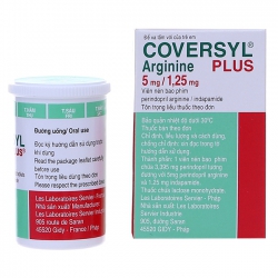 Coversyl Plus 5mg/1.25mg, Chai 30 viên Coversyl Plus 5mg/1.25mg, Chai 30 viên