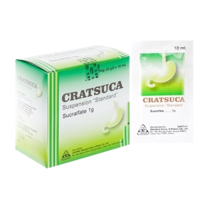 Cratsuca 1g Standard Chem 20 gói x 10ml (Sucralfate)