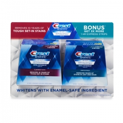 Dán trắng răng Crest 3D Glamorous White Whitestrips Bonus 1 Hour Express Whitestrips
