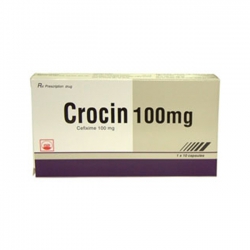 Crocin 100mg PMP 1 vỉ x 10 viên - Thuốc kháng sinh Crocin 100mg PMP 1 vỉ x 10 viên - Thuốc kháng sinh