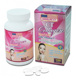 CT COLLAGEN chống lão hóa tăng cường độ ẩm cho da, 100 viên