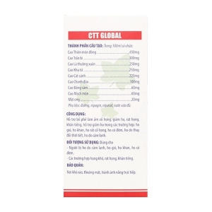 Ctt Global Vipharco 100ml - Hỗ trợ bổ phế