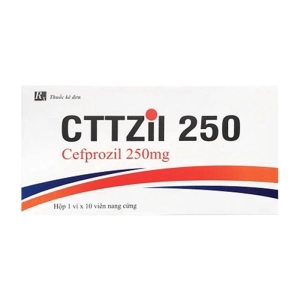 Cttzil 250 Eloge France 1 vỉ x 10 viên (Cefprozil)