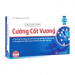 Cường Cốt Vương Anphar 2 vỉ x 10 viên - Viên uống hỗ trợ xương khớp, viêm khớp Cường Cốt Vương Anphar 2 vỉ x 10 viên - Viên uống hỗ trợ xương khớp, viêm khớp