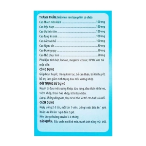 Cường Gân Cốt – Vai Gáy Kingphar 40 viên - Hỗ trợ đau mỏi xương khớp