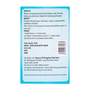 Cường Gân Cốt – Vai Gáy Kingphar 40 viên - Hỗ trợ đau mỏi xương khớp