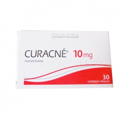 Thuốc trị mụn Curacne 10mg, Hộp 30 viên