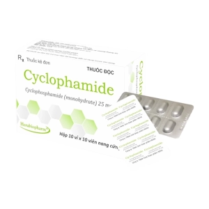 Cyclophamide 25mg Herabiopharm 10 vỉ x 10 viên (Cyclophosphamide monohydrate)