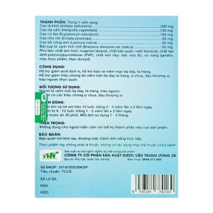 Dạ Dày TW28 Dragon 60 viên Dạ Dày TW28 Dragon 60 viên