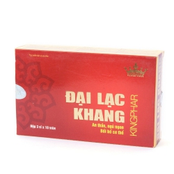 Đại lạc khang Kingphar giúp tăng cường thể lực, an thần, ngủ ngon, Hộp 30 viên