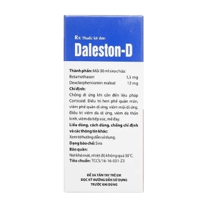 Daleston-D Foripharm 30ml (Betamethasone + Dexchlorpheniramine)